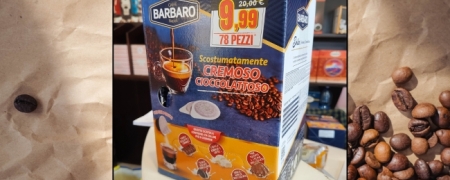 Caff Barbaro miscela Blu | 70 Cialde con 8 Cremine Magiche